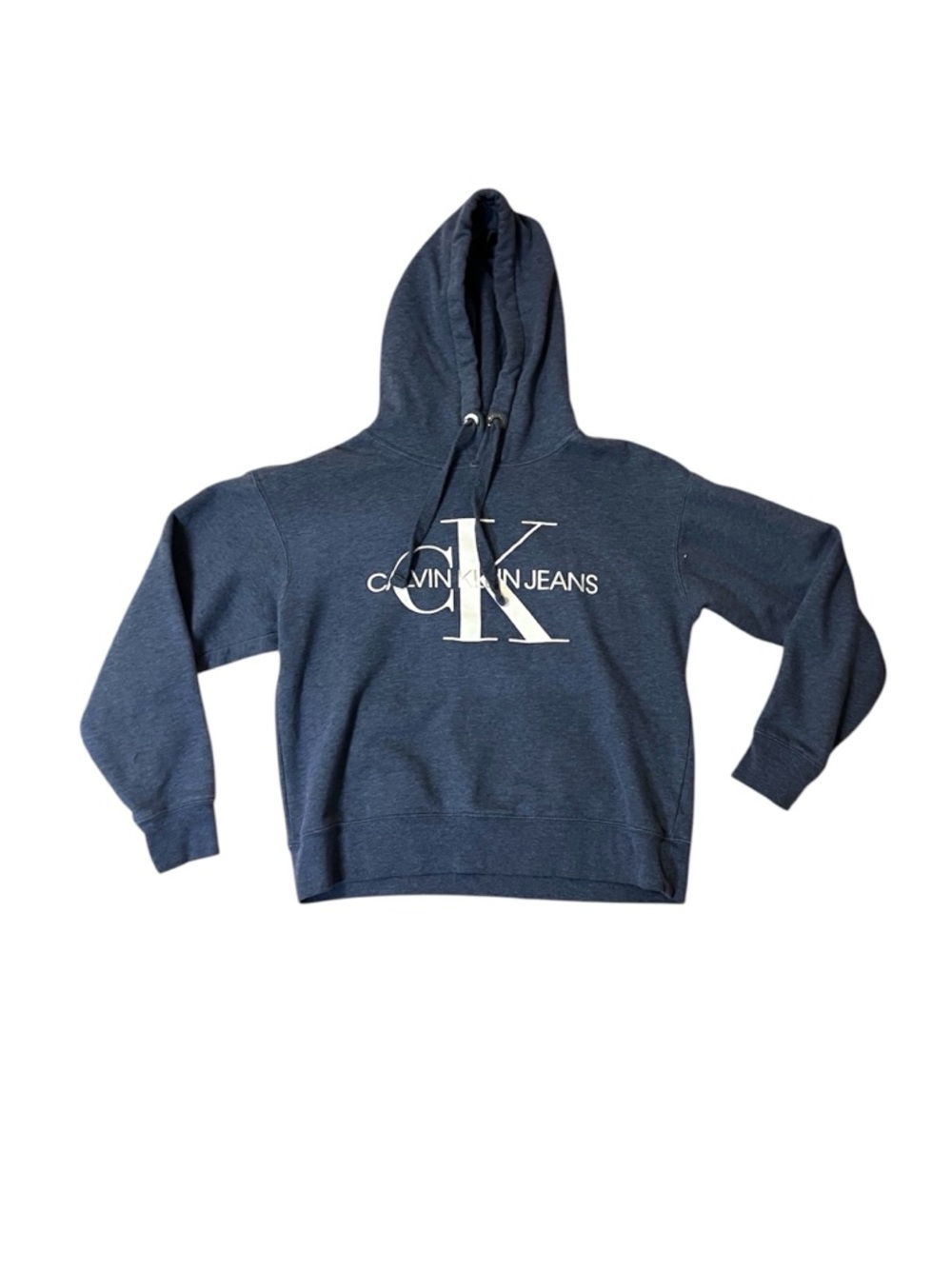 Calvin Klein Jeans Blue Hoodie Women’s Size Small Comfy Cozy Casual Streetwear